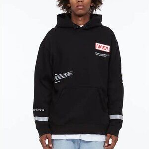 NWT H&M Mens NASA Reflective Hoodie size XXL